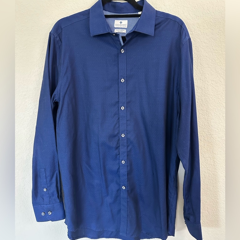 Ryan Seacrest Distinction Button Up Dress Shirt